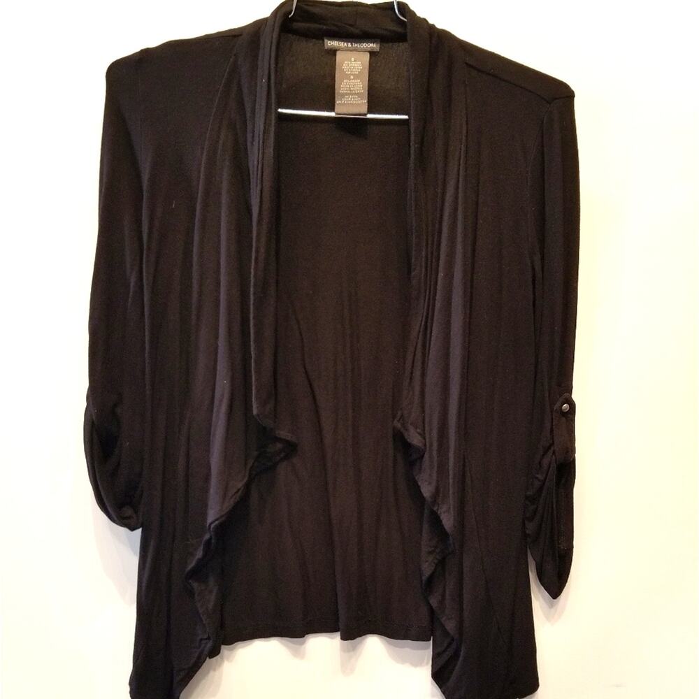 Chelsea & Theodore Black Cardigan Size S